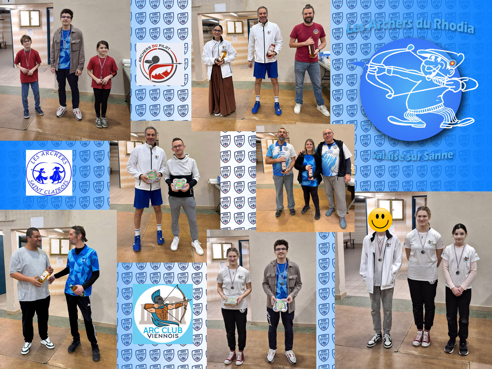 Concours amical Les Archers du Rhodia 01-02-2026