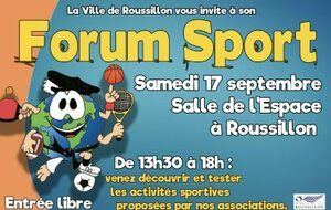 Forum du sport à Roussillon