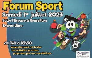 Forum des sports 2023 à Roussillon